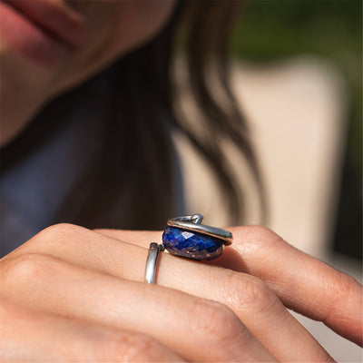 Lapis Lazuli Elegant Fantasy Ring