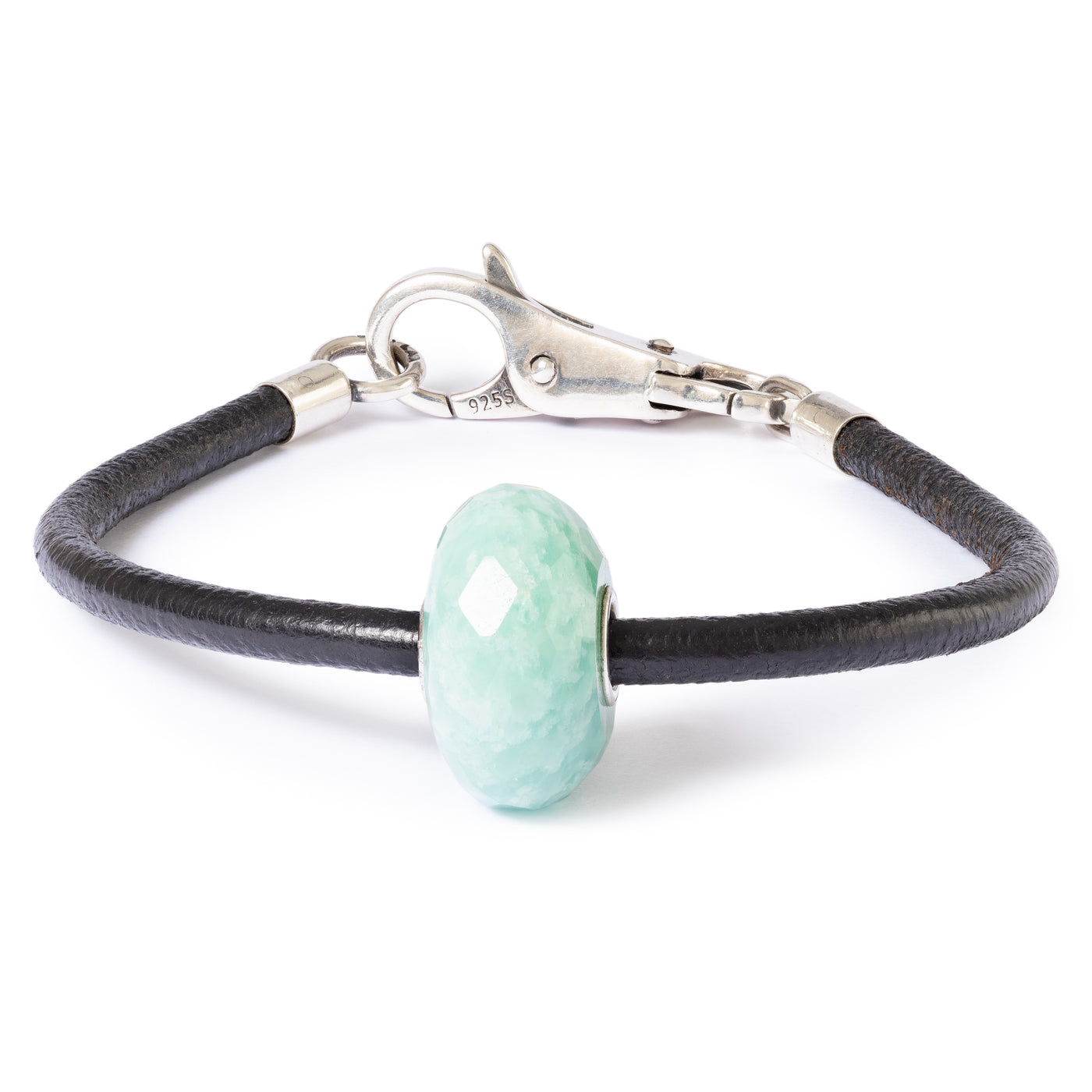 Amazonite Leather Bracelet