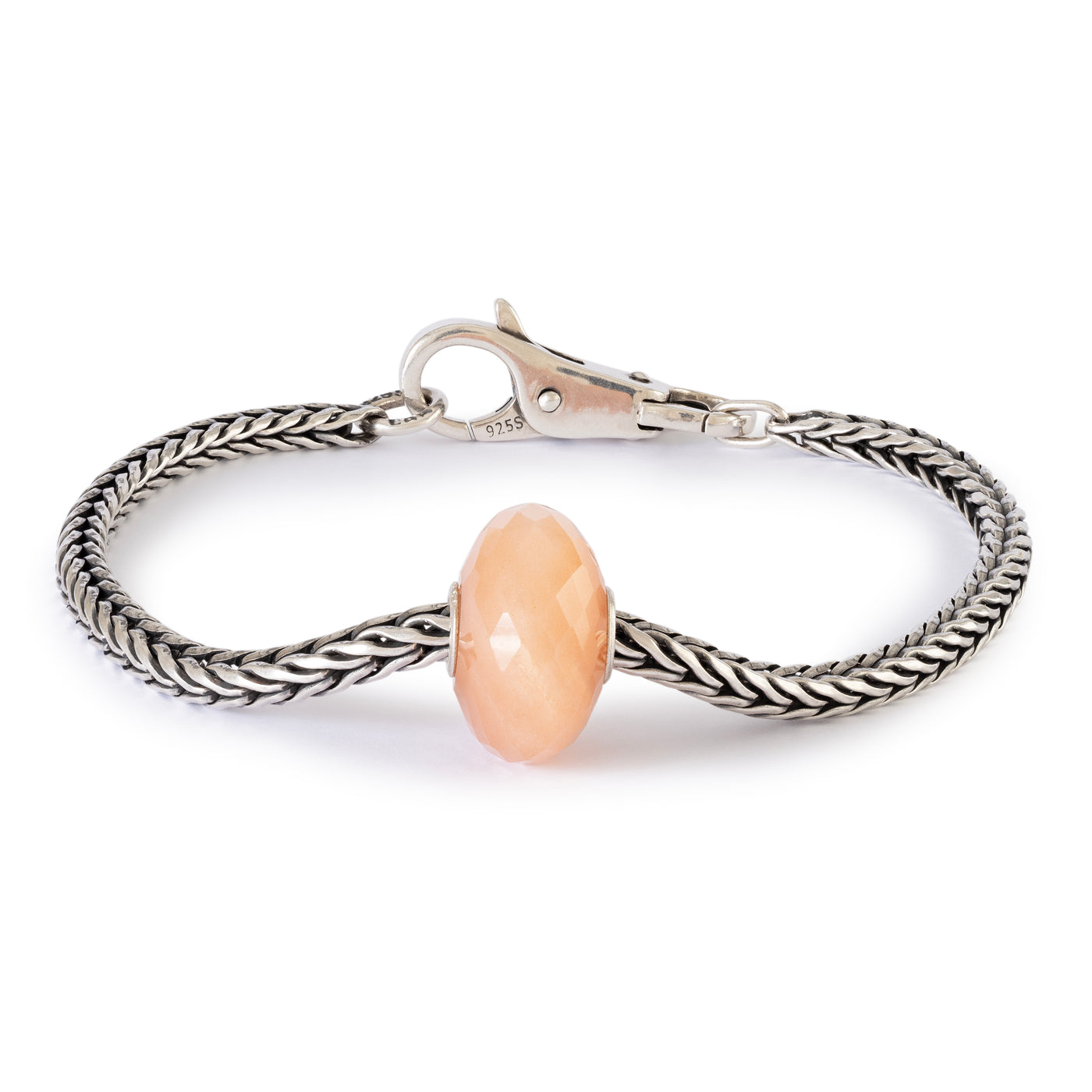 Feldspar Moonstone Silver Bracelet