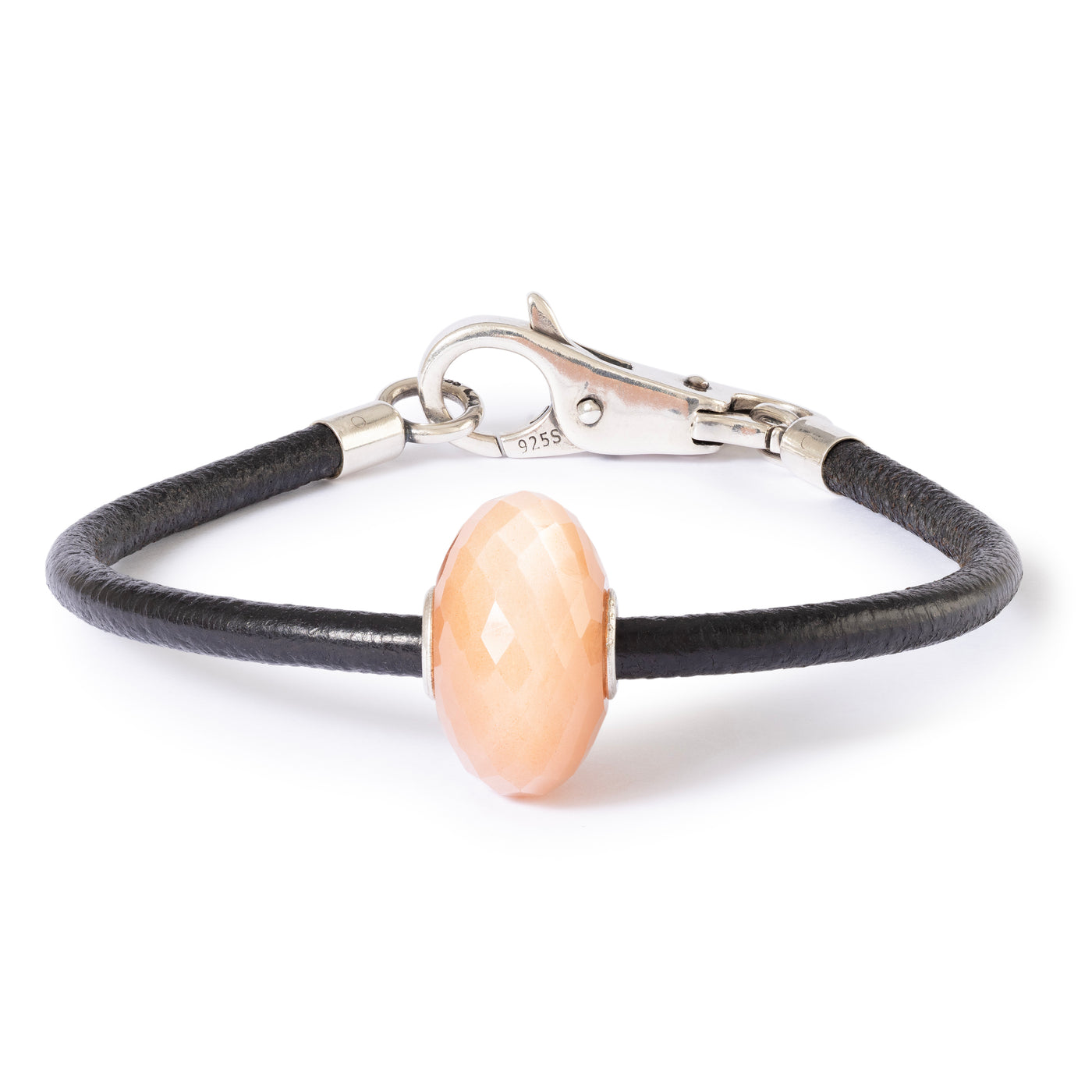 Feldspar Moonstone Leather Bracelet