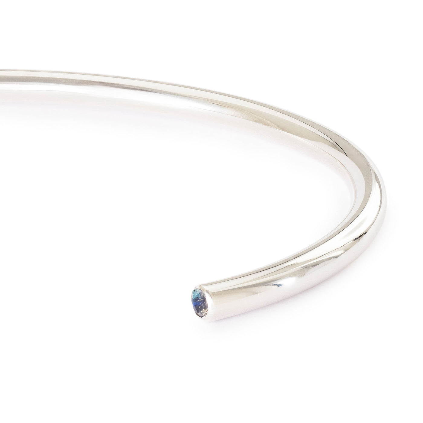 Grey Moonstone Power Bangle