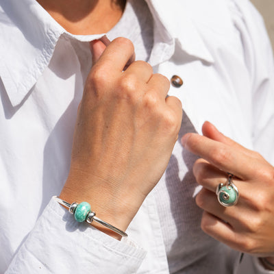 Amazonite Power Bangle