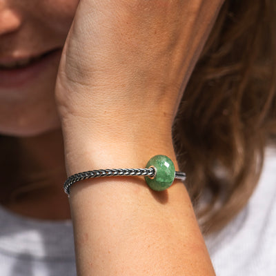Green Aventurine Silver Bracelet