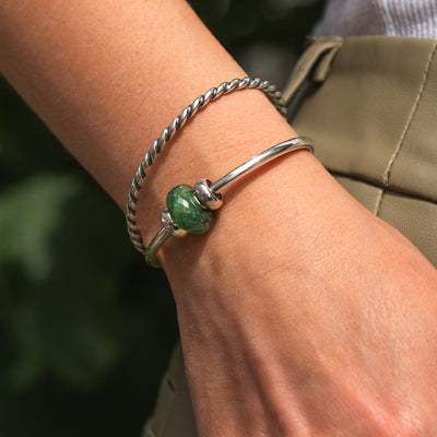 Green Aventurine Power Bangle