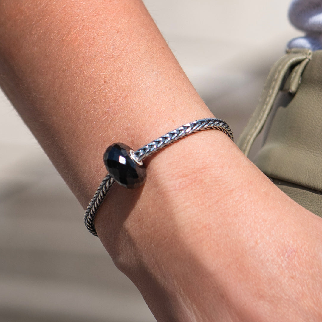 Black Onyx Silver Bracelet