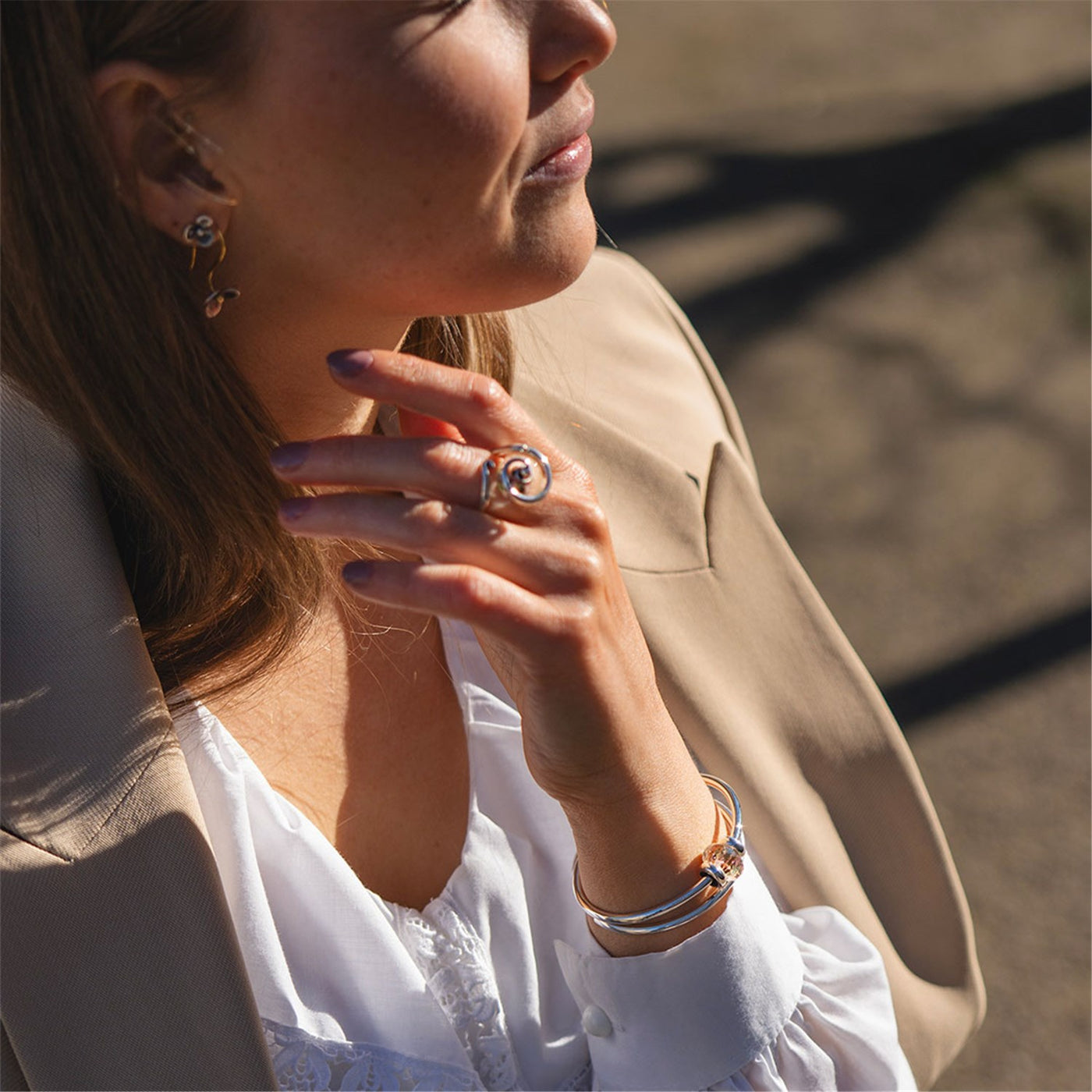 Labradorite Power Bangle