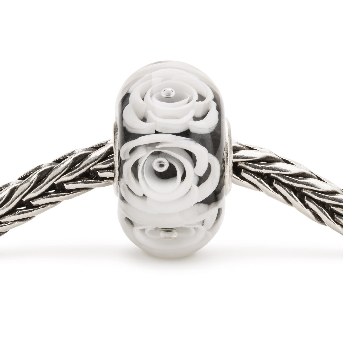 White Roses Bead