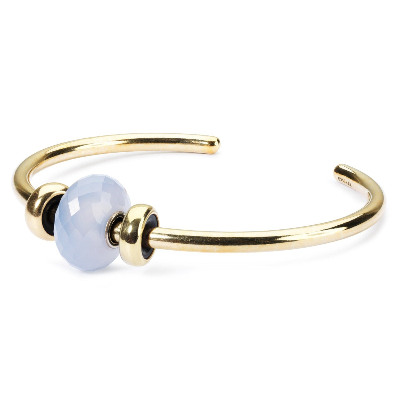 Gold Plated Bangle With 2 X Gold Plated Spacer